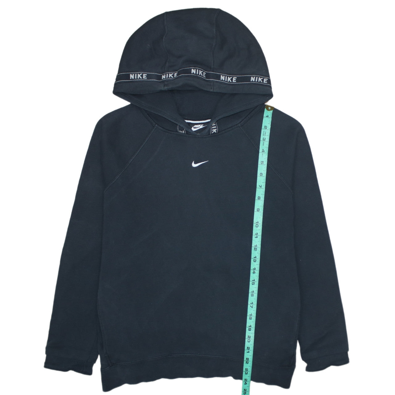Nike Men's Black Pullover Hoodie M Logo Sportswear Fleece