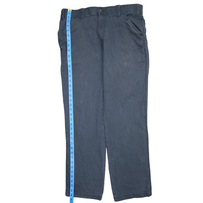 Close-up detail of Coleman Men's Grey 32x32 Straight Leg Canvas Jeans