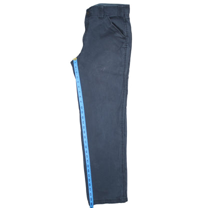 Brand and care label for Coleman Men's Grey 32x32 Straight Leg Canvas Jeans