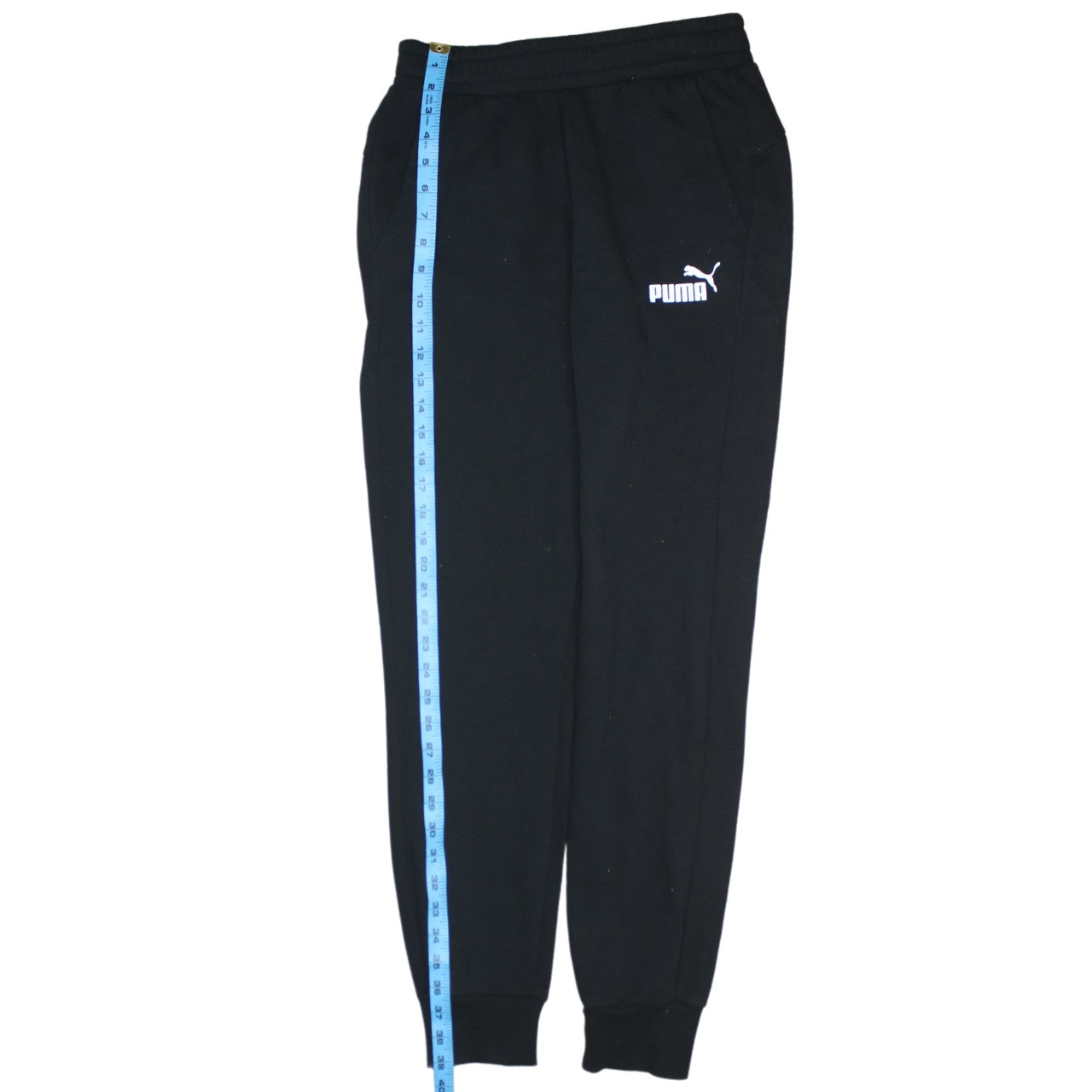 Puma Men’s Black Jogger Sweatpants Size S Elastic Waist