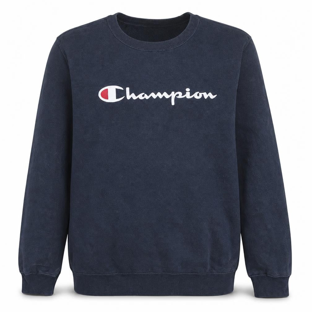 Champion Men's Blue Large Pullover Logo Sweatshirt
