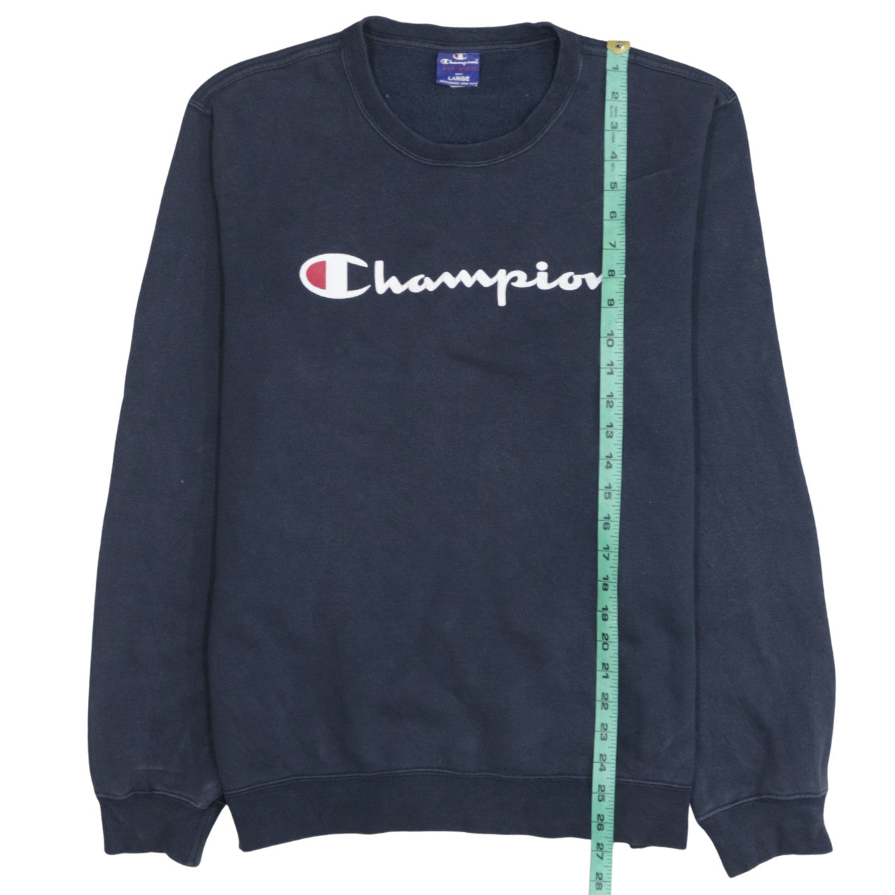 Champion Men's Blue Large Pullover Logo Sweatshirt