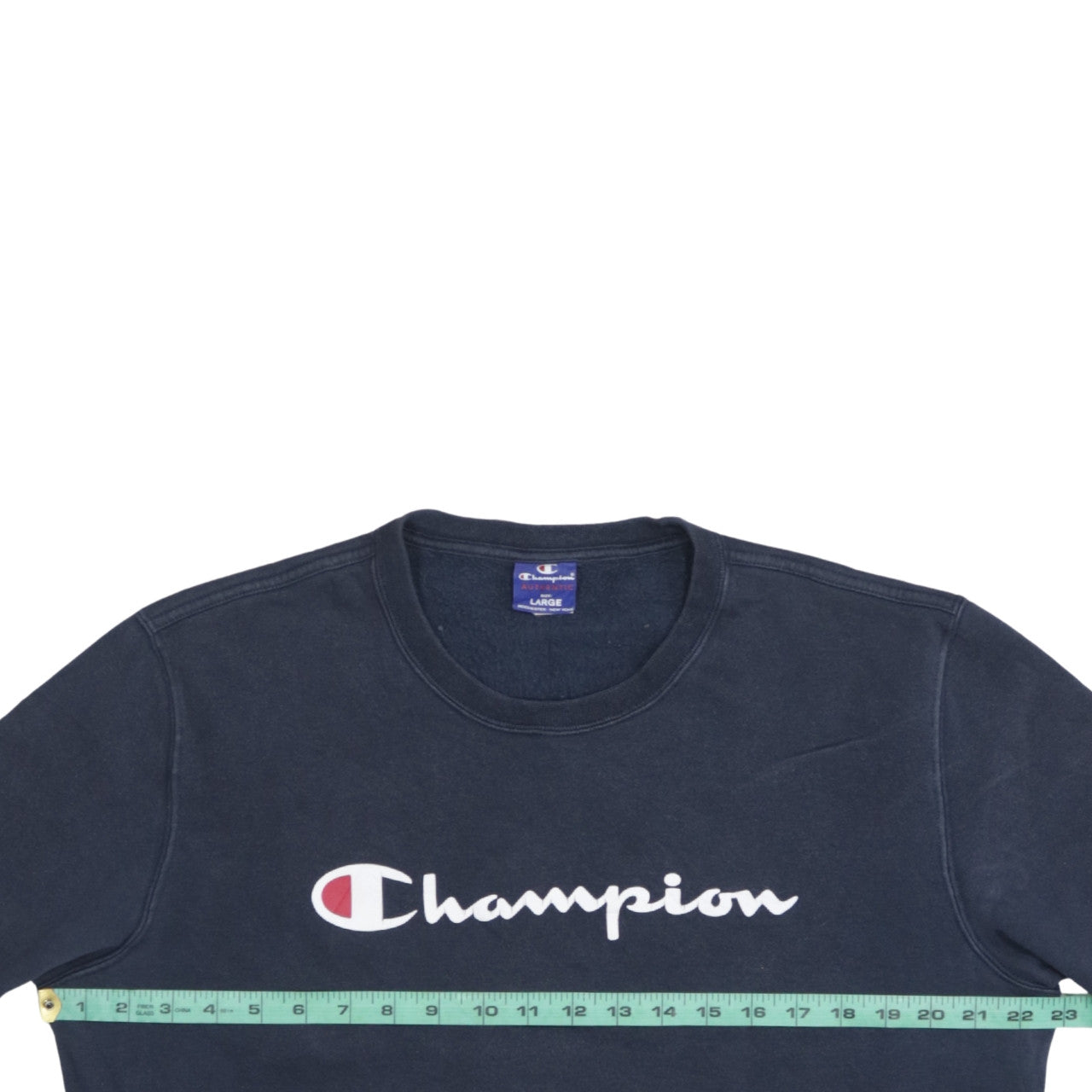 Champion Men's Blue Large Pullover Logo Sweatshirt