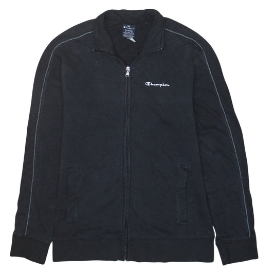 Champion Mens Black Full Zip Sweatshirt Jacket Medium Regular Fit