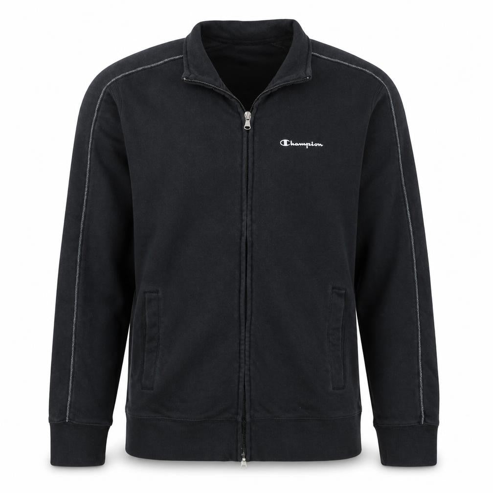 Champion Mens Black Full Zip Sweatshirt Jacket Medium Regular Fit