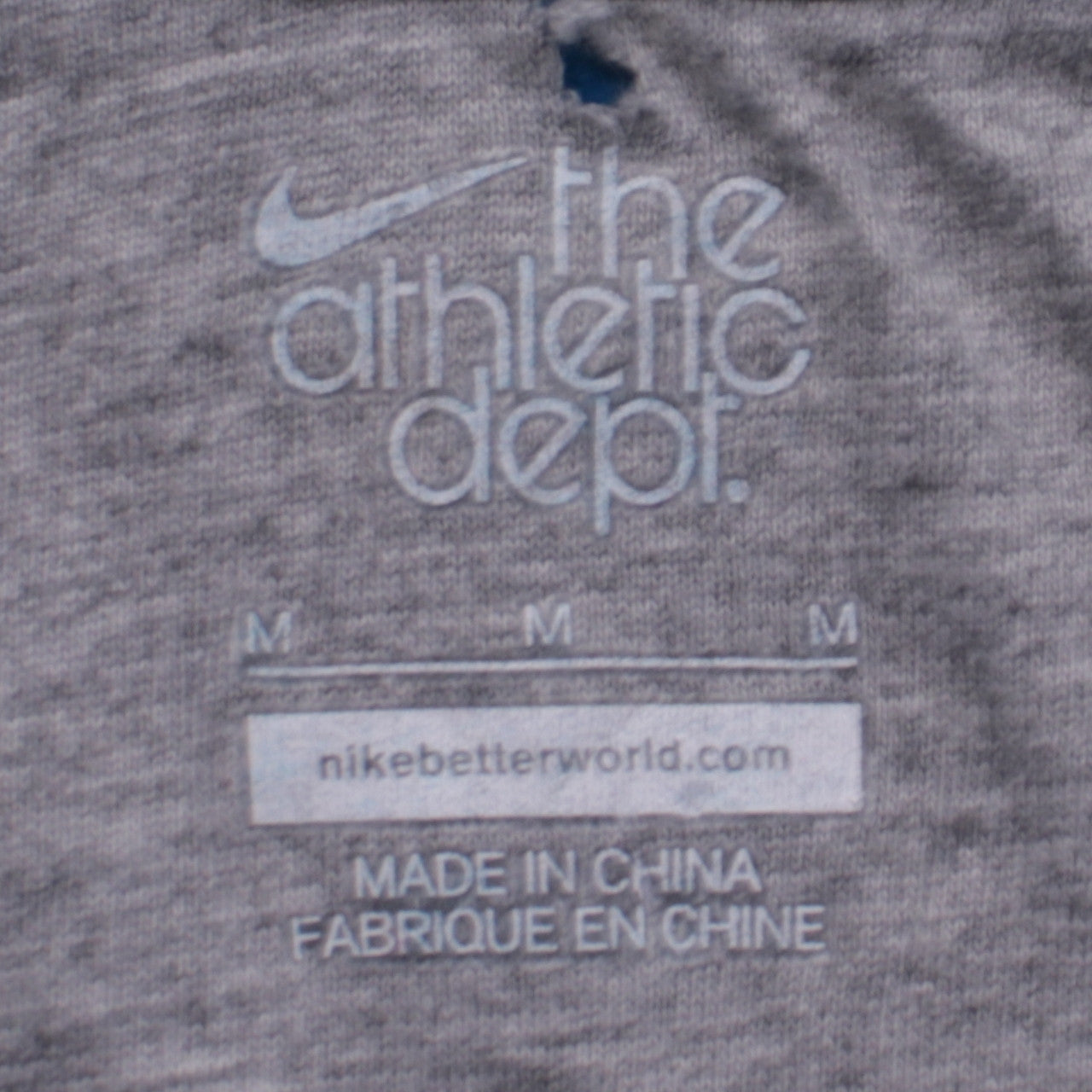 Nike Men's Blue Full Zip Hoodie M Regular Fit Sportswear