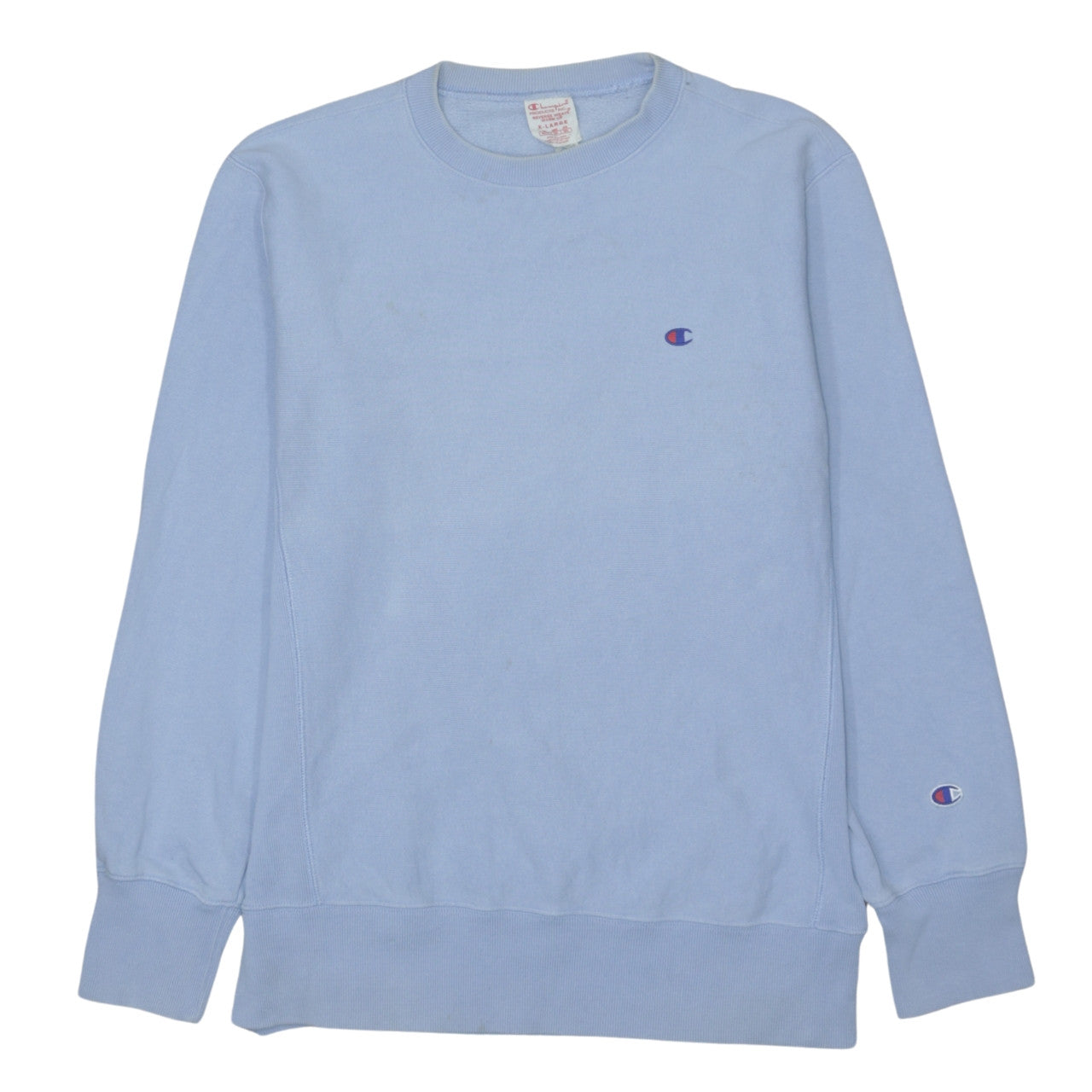 Champion Men's Blue XL Pullover Crew Neck Sweatshirt