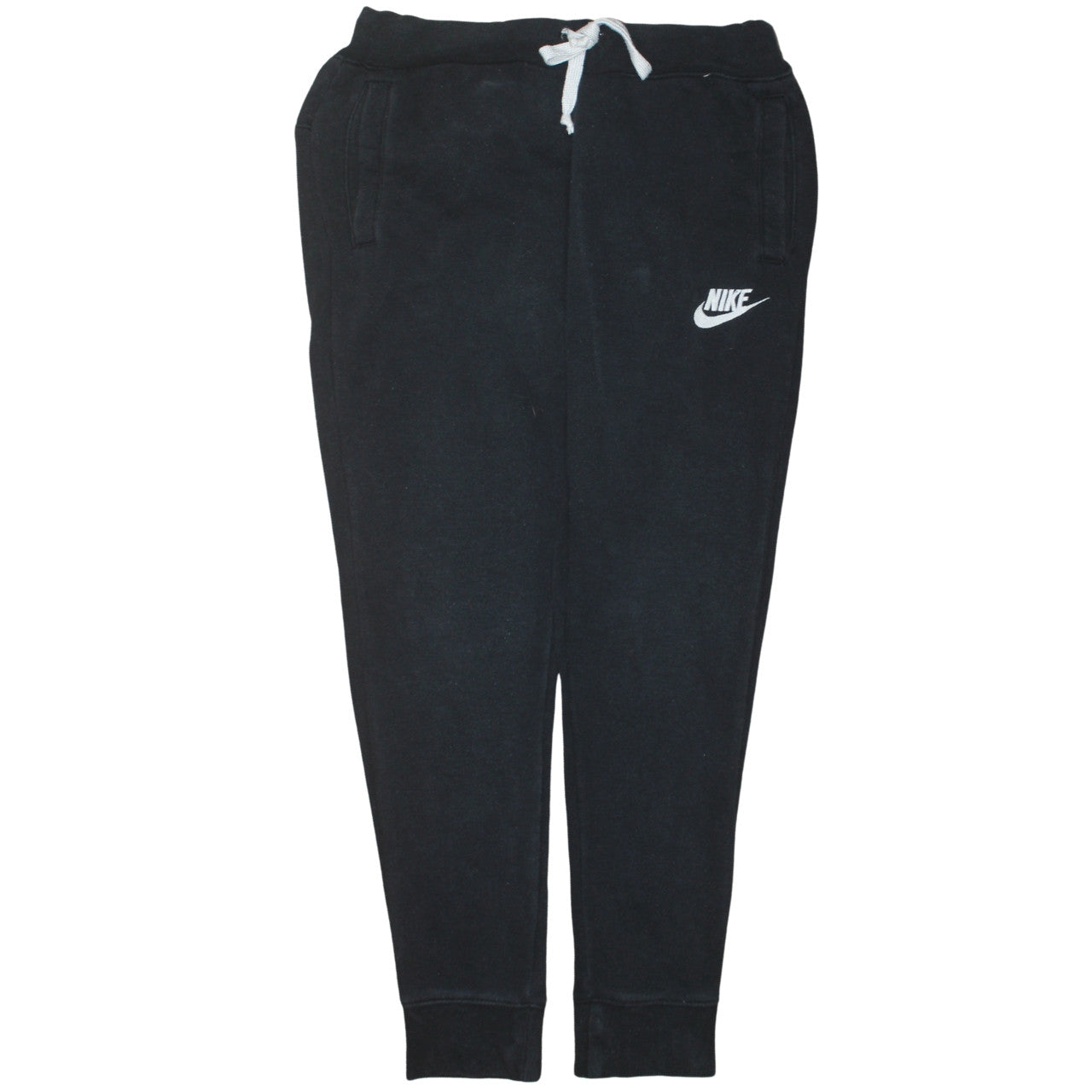 Nike Men's Black Jogger Sweatpants M Regular Fit Fleece Tapered