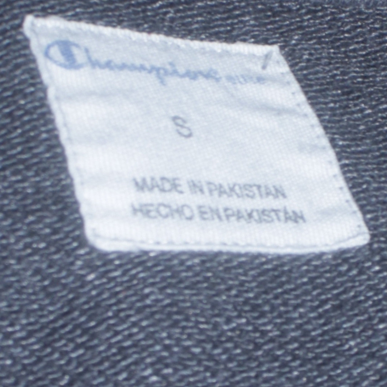 Champion Men’s Grey Pullover Hoodie S Embroidered Logo Fleece