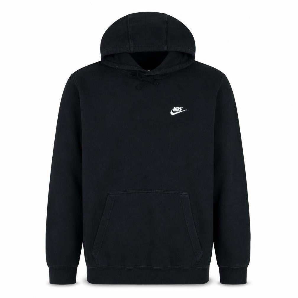 Nike Men's Black Pullover Hoodie L Fleece Sportswear