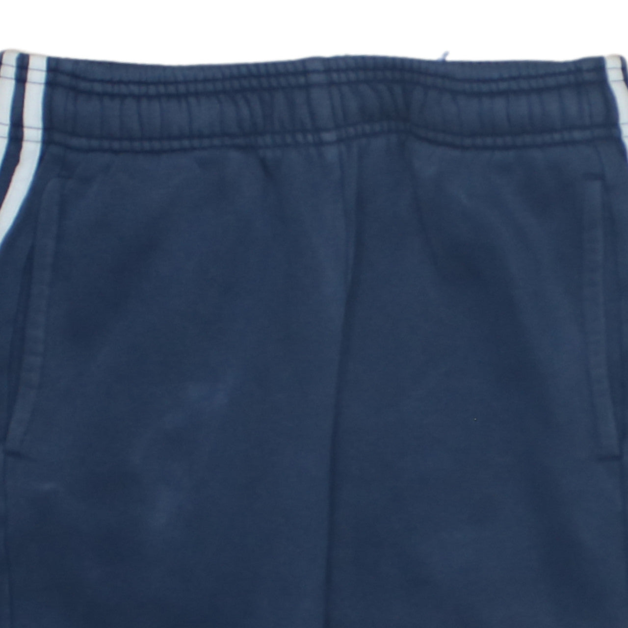 Adidas Boys Blue Athletic Shorts 13-14 Years Knit Cotton Blend Sportswear