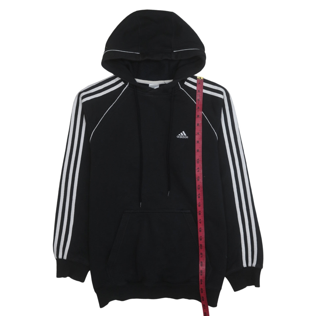 Adidas Men's Black Pullover Hoodie Size S Regular Fit Sportswear