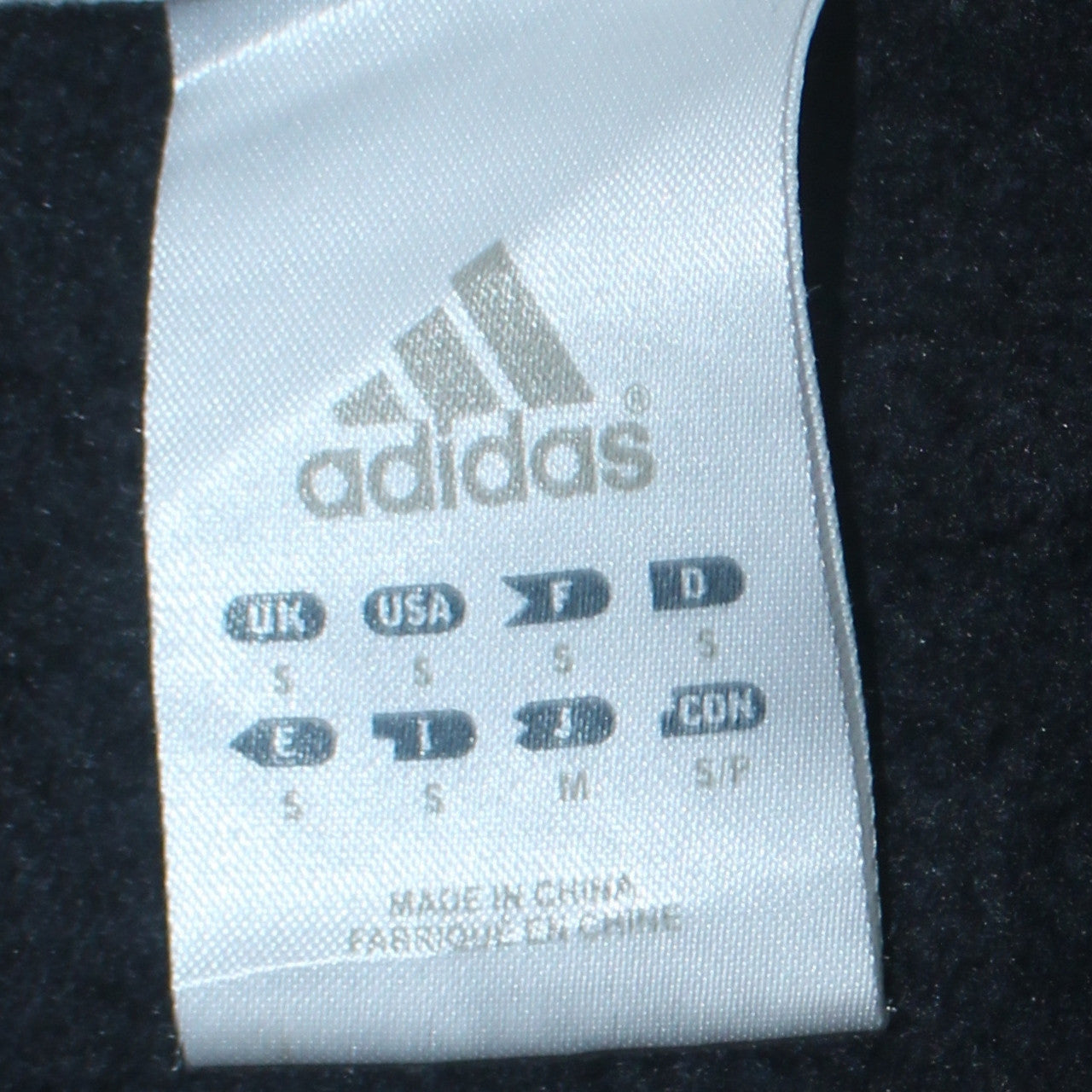 Adidas Men's Black Pullover Hoodie Size S Regular Fit Sportswear