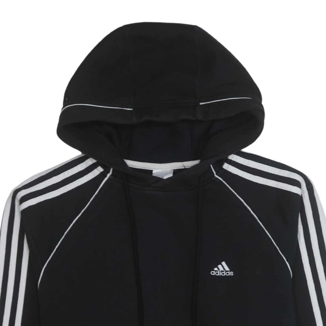 Adidas Men's Black Pullover Hoodie Size S Regular Fit Sportswear