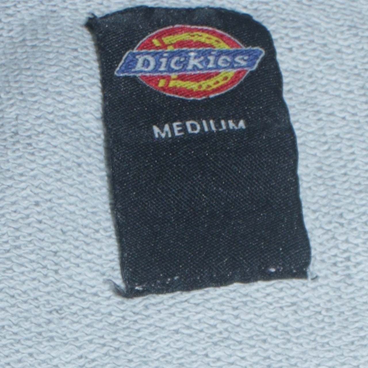 Dickies Men's Grey Medium Athletic Sweatshirt - Logo Print Cotton Blend