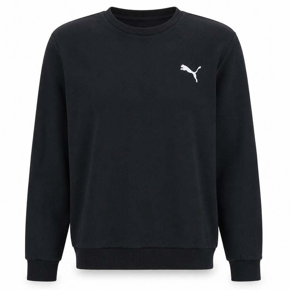 Puma Men's Black XL Crew Neck Pullover Sweatshirt