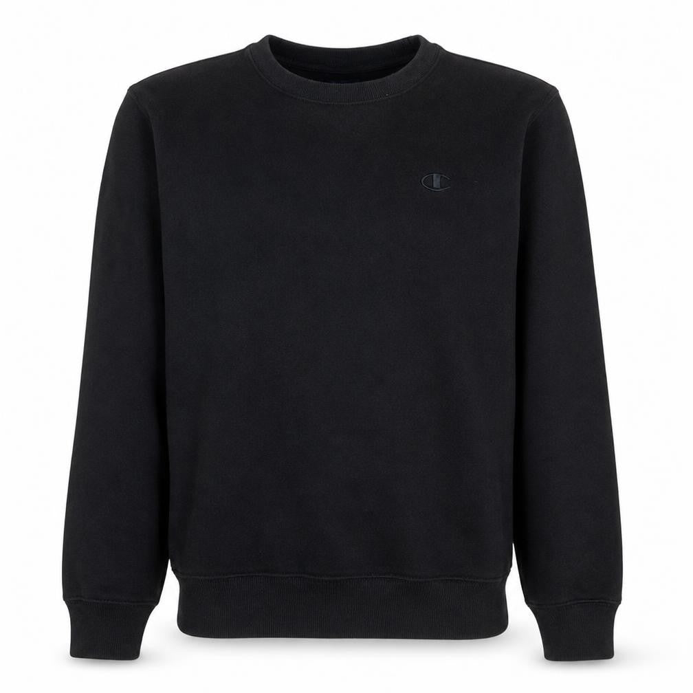 Champion Men's Black Small Pullover Sweatshirt Crew Neck