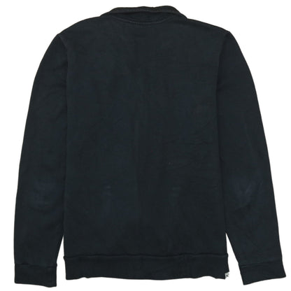 Back view of Puma women’s black full zip sweatshirt, size UK 14, cotton blend