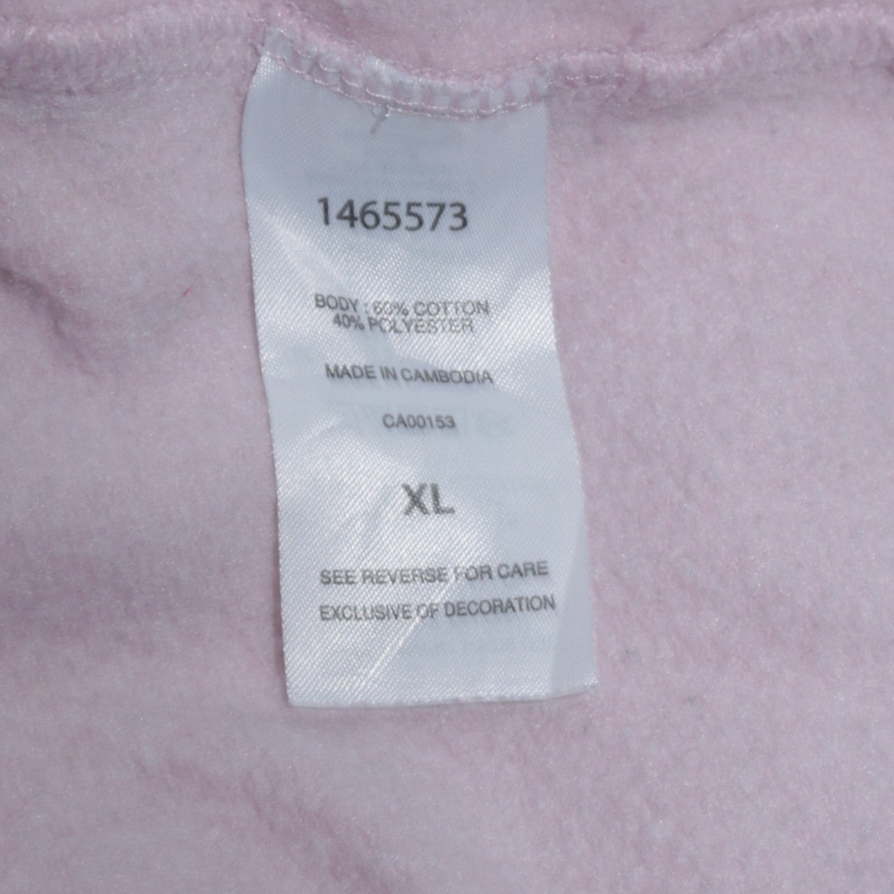 Champion Womens Pink XL Pullover Hoodie Cotton Blend Logo