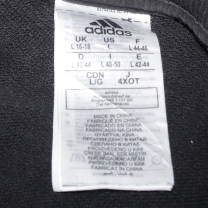 Additional view of Adidas Women’s Black 1/2 Zip Pullover Sweatshirt L 16-18 Athletic