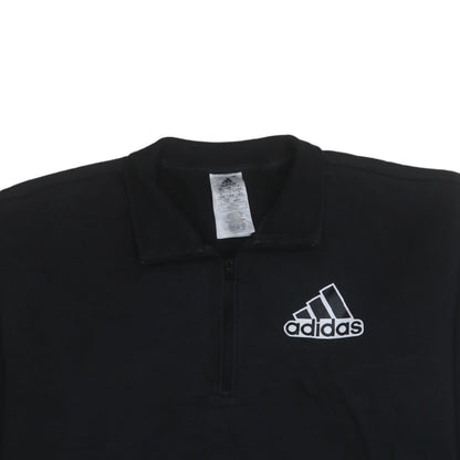 Additional view of Adidas Women’s Black 1/2 Zip Pullover Sweatshirt L 16-18 Athletic