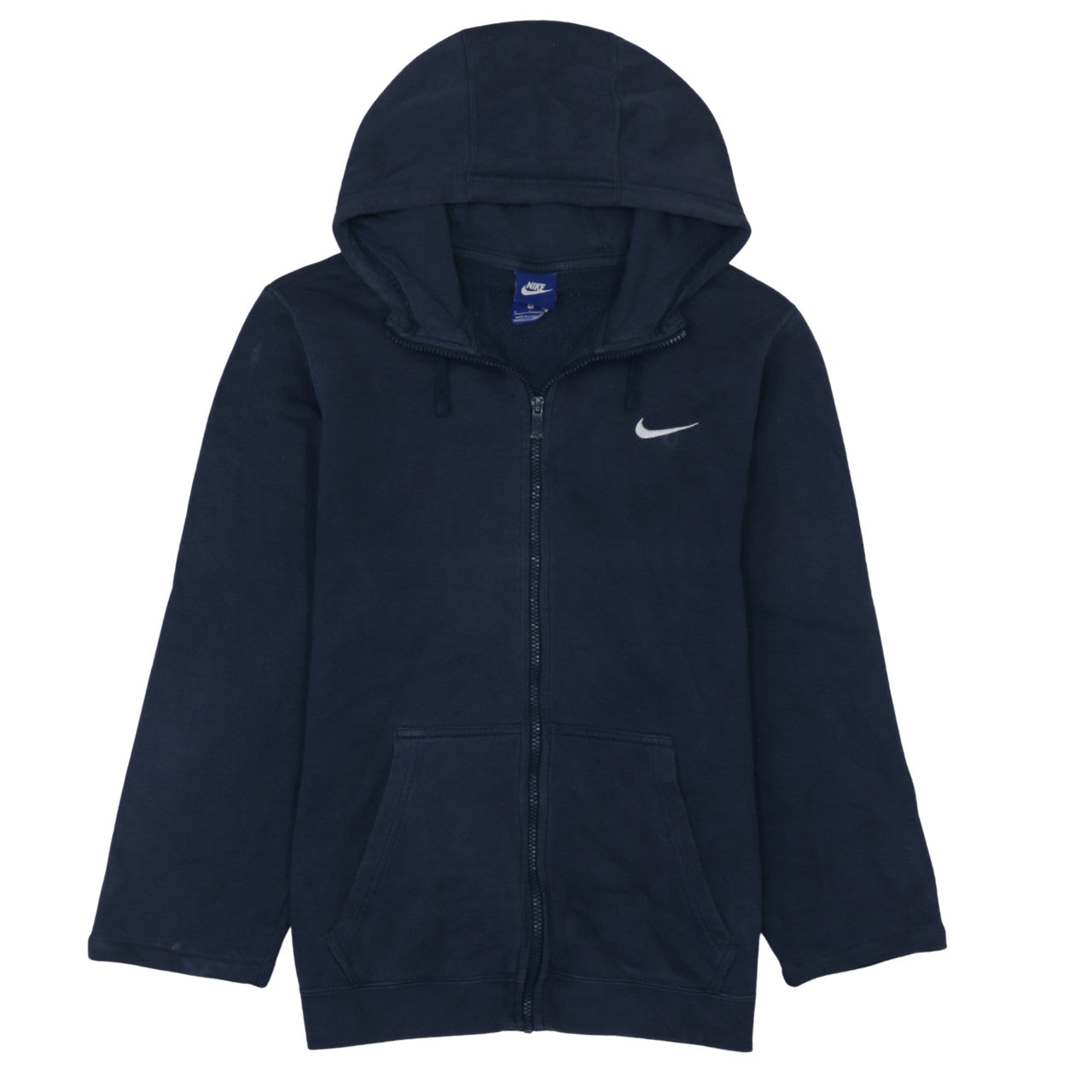 Nike Men's Blue Full Zip Hoodie Small Fleece Sweatshirt