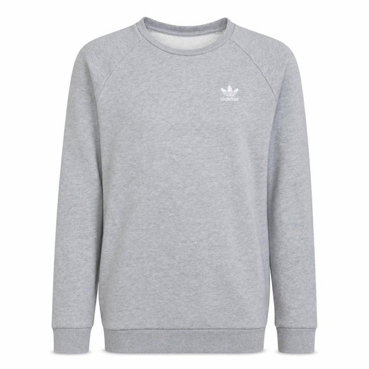 Adidas Men’s Grey Crew Neck Logo Sweatshirt XS Regular Fit