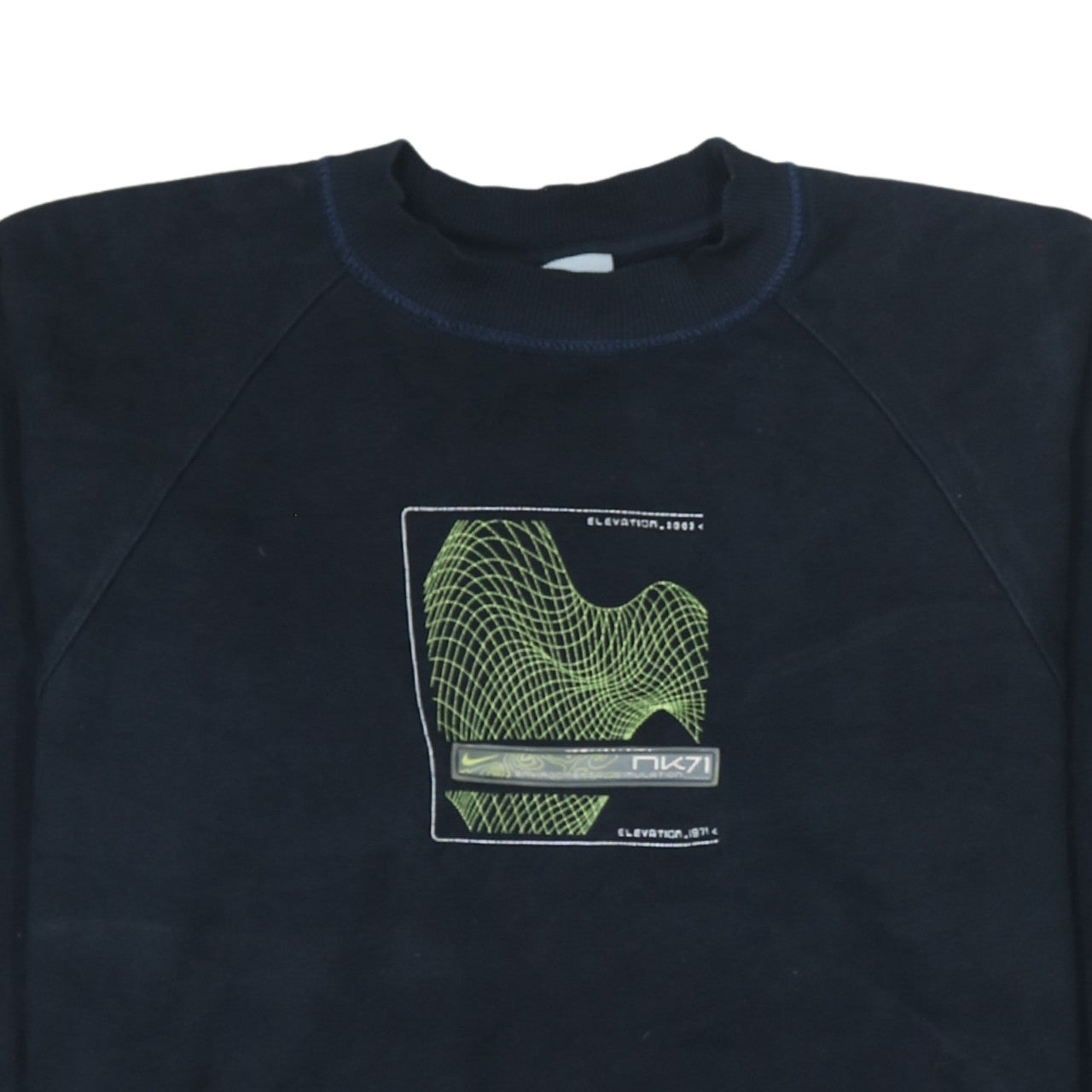 Nike Boys Black 11-12 Years Pullover Fleece Sweatshirt with Graphic Logo