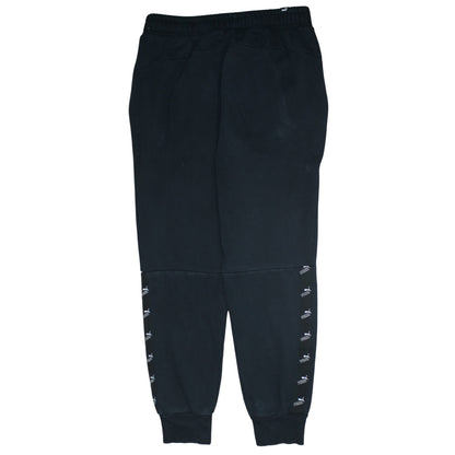 Brand and care label for Puma Men's Black Joggers Medium Regular Fit Casual Sweatpants