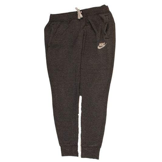 Nike Men's Grey Jogger Sweatpants M Cuffed Tapered Fit