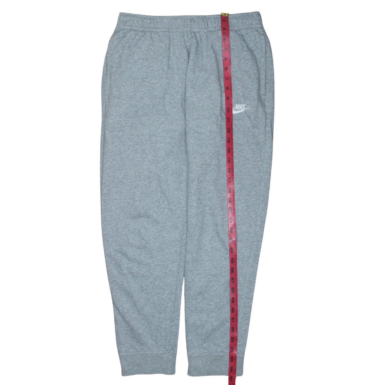 Nike Men's Grey M Regular Fit Tapered Sweatpants
