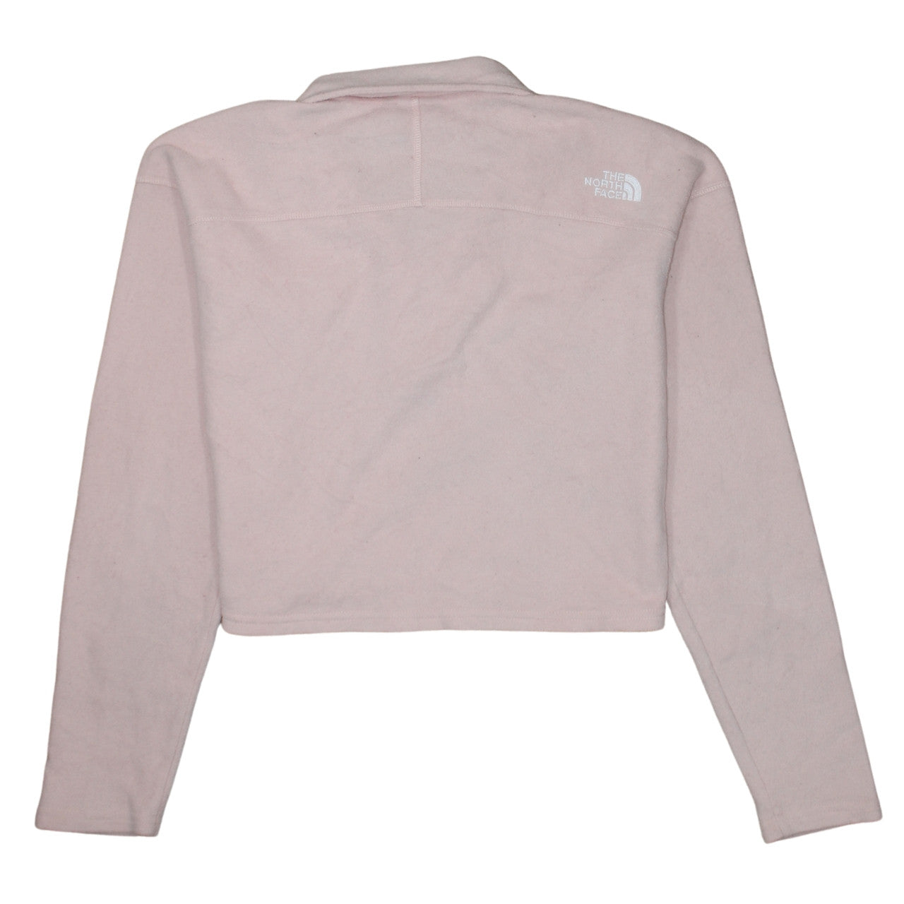 The North Face Women Pink Fleece Pullover Sweatshirt Small 1/4 Zip