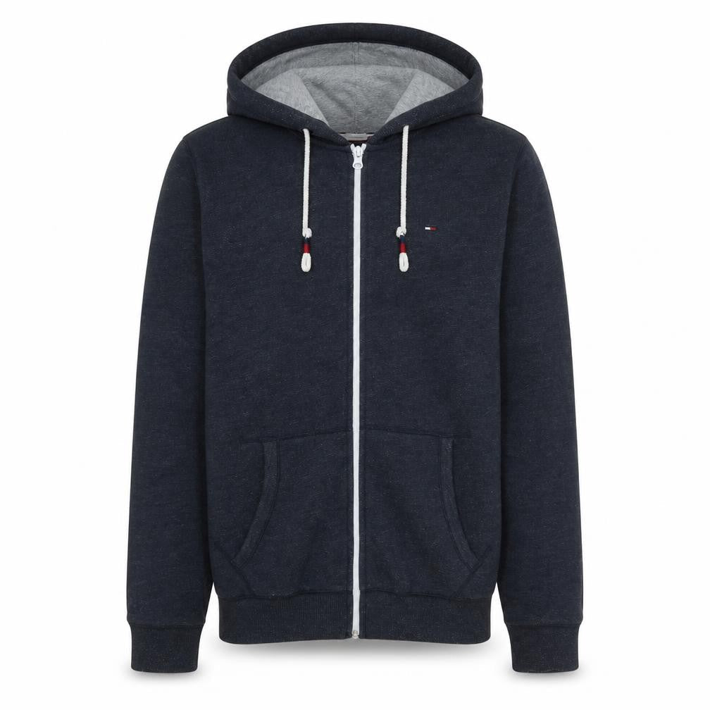 Tommy Jeans Men's Blue Full Zip Hoodie Size L Regular Fit