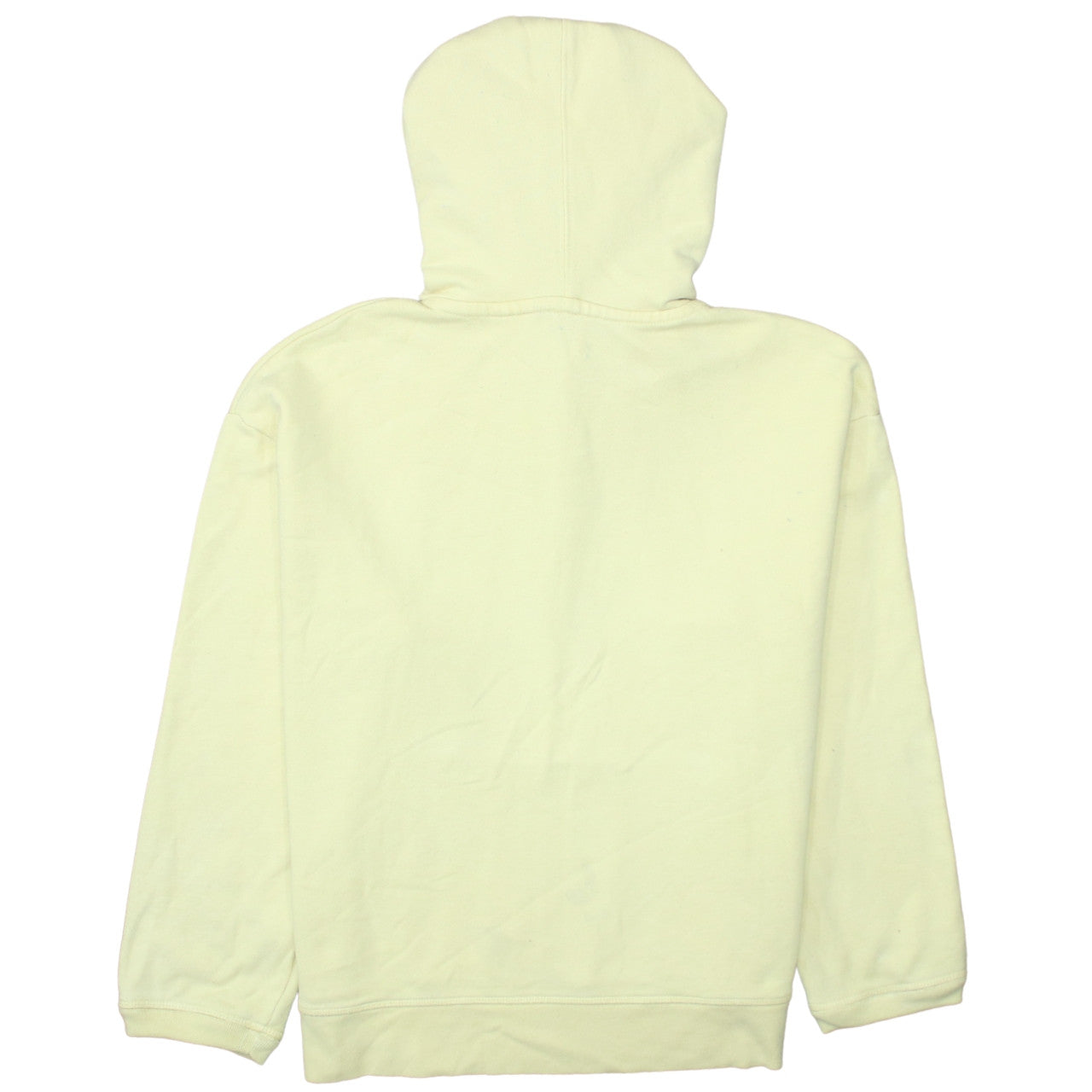 Levi's Womens Yellow Pullover Hoodie M Cotton Graphic Logo