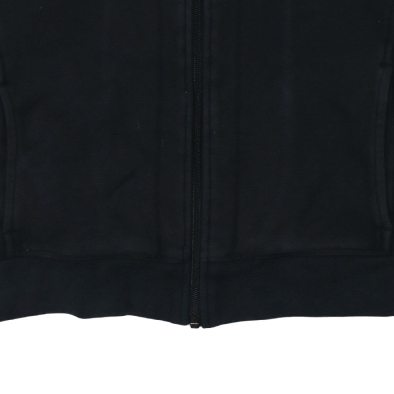 Nike Women's Black Full Zip Sweatshirt Size 14 Fleece Hoodie Jacket