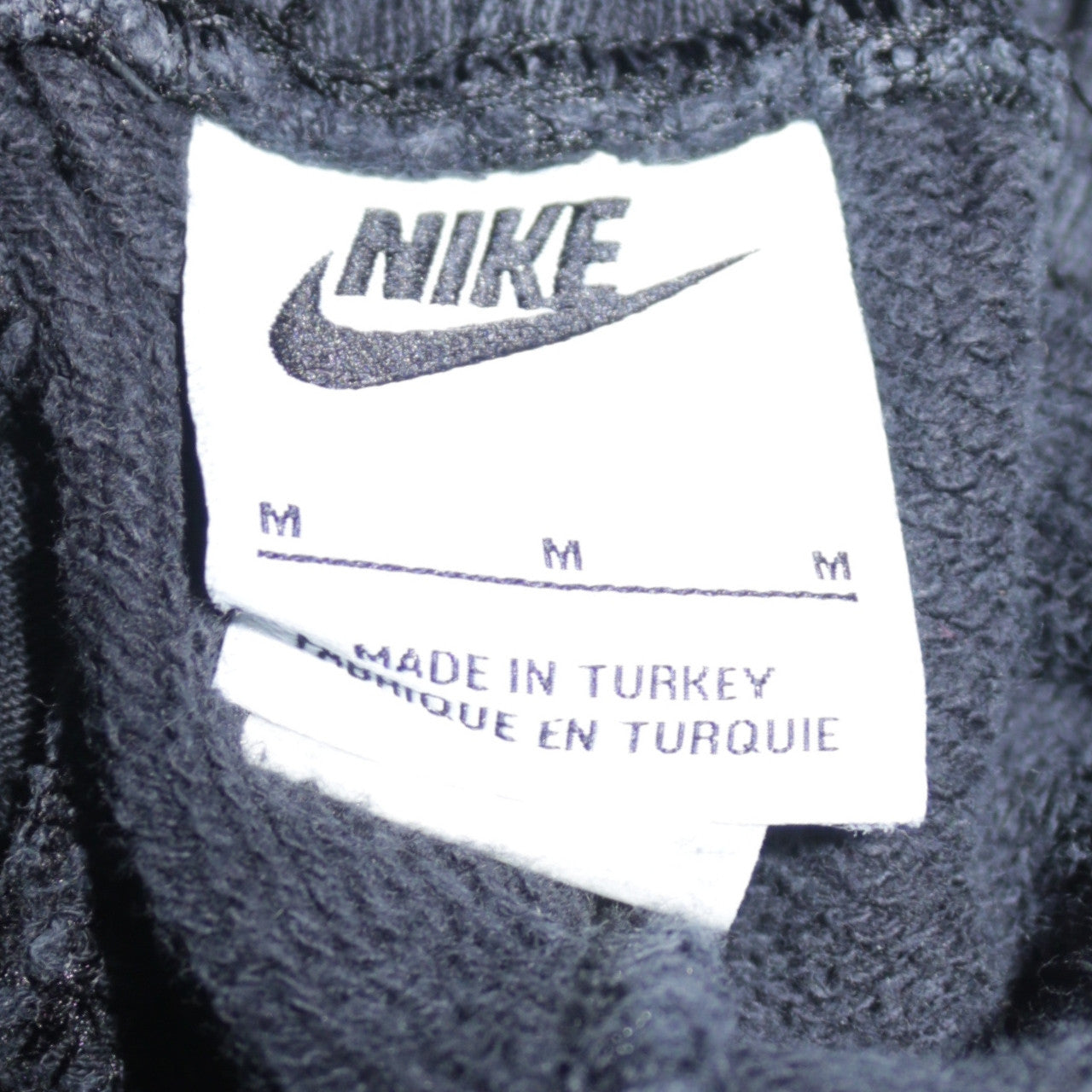Nike Men's Black Logo Fleece Sweatpants M Regular Fit