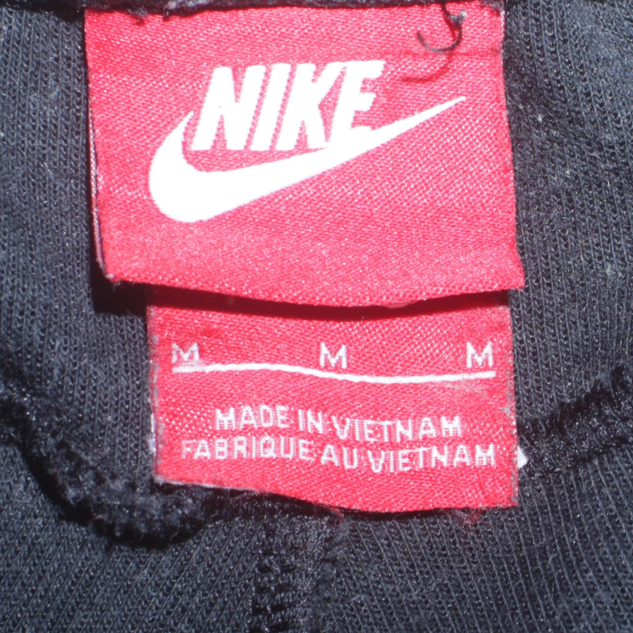Nike Men's Black Jogger Trousers M Regular Fit Fleece Casual