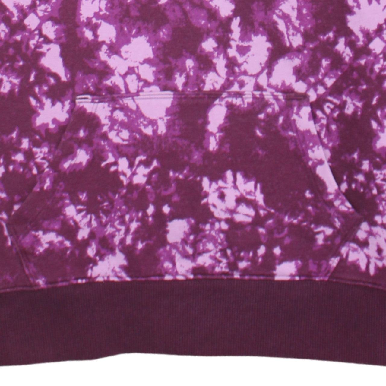 Champion Womens Purple Tie Dye Hoodie Small Pullover Cotton Blend