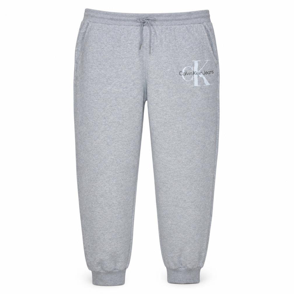 Calvin Klein Jeans Men's Grey 2XL Sweatpants Regular Fit Tapered