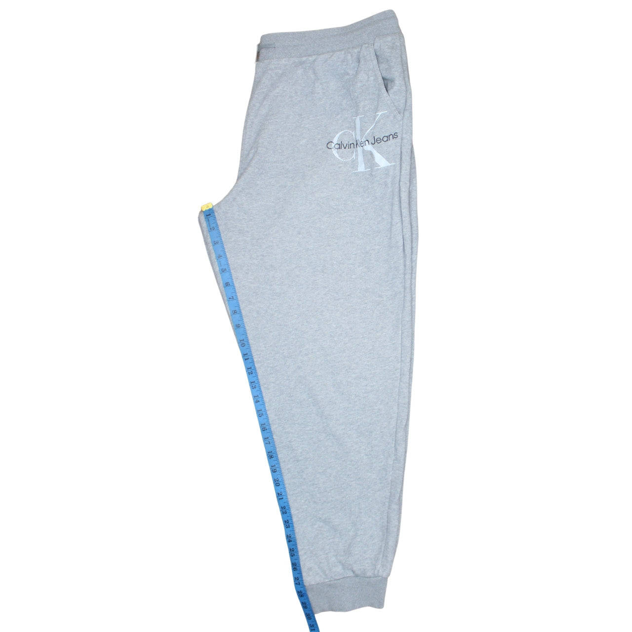 Calvin Klein Jeans Men's Grey 2XL Sweatpants Regular Fit Tapered