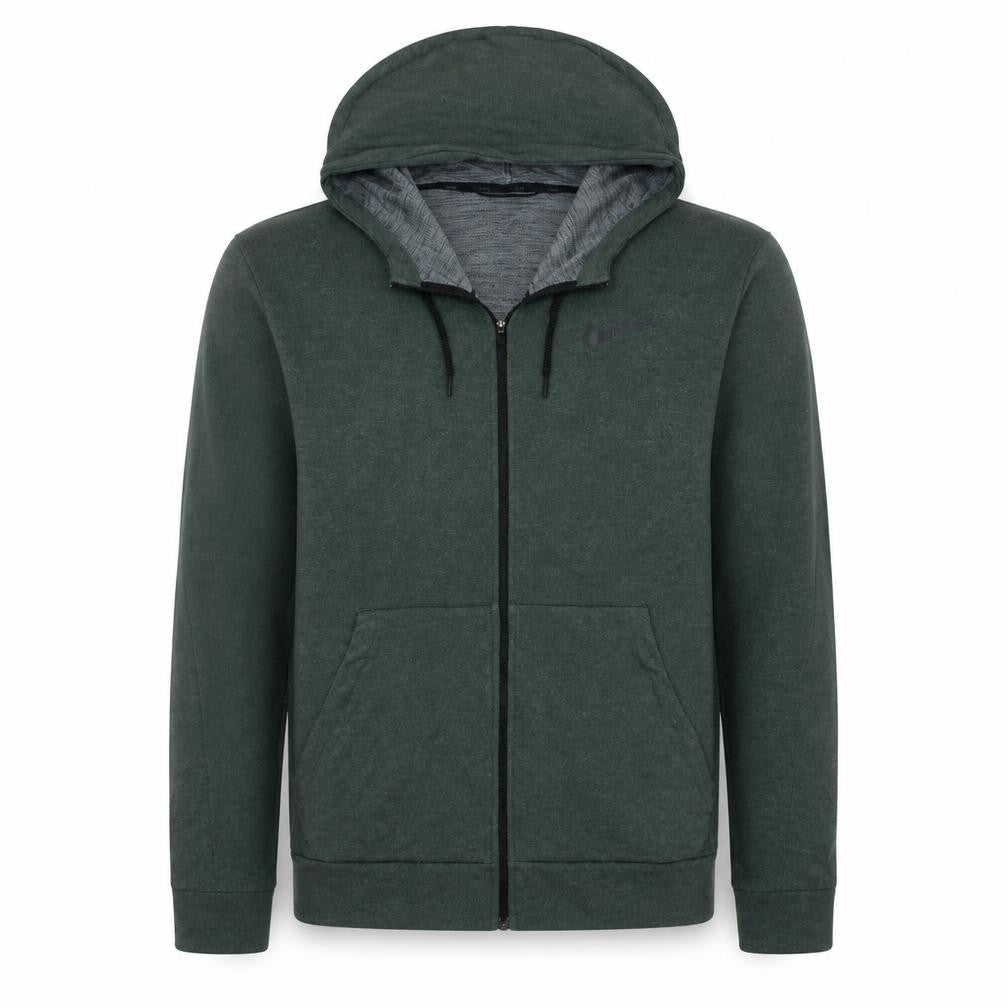 Nike Men's Green Dri-FIT Full Zip Hoodie Size M Lightweight Sportswear