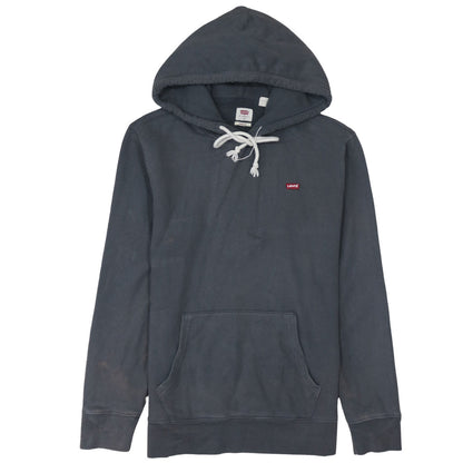 Additional front view of Levi's Men's Grey Pullover Hoodie, size S, Regular Fit