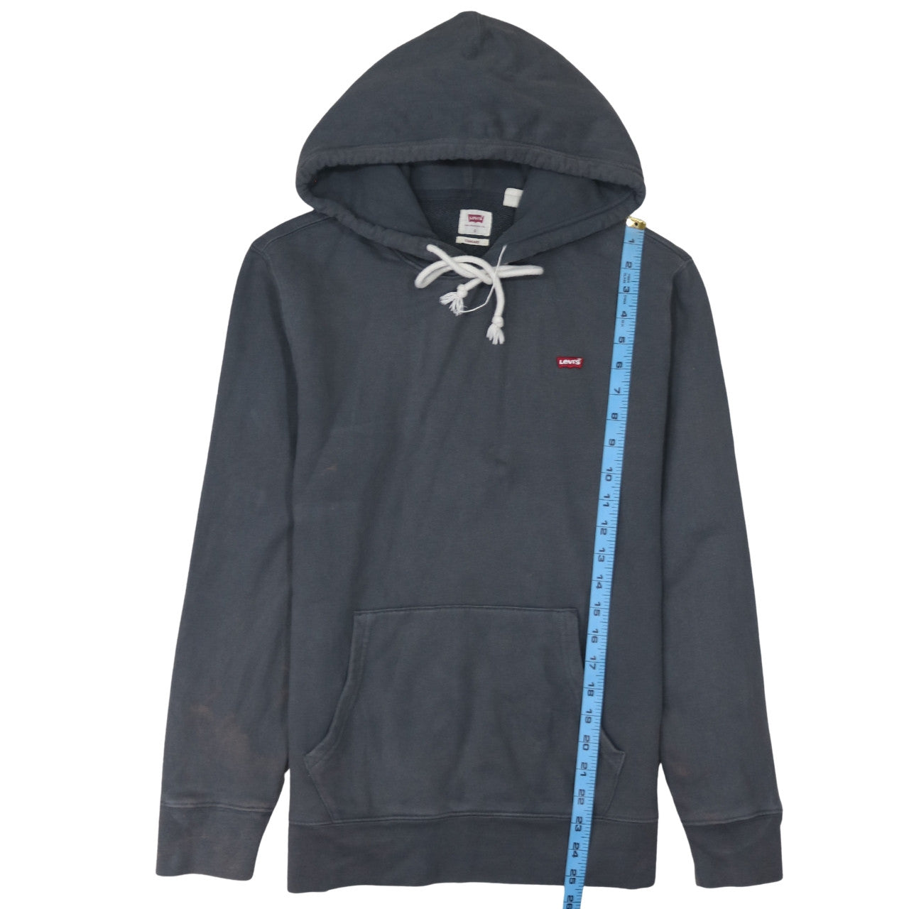Levi's Men's Grey Pullover Hoodie Size S Regular Fit