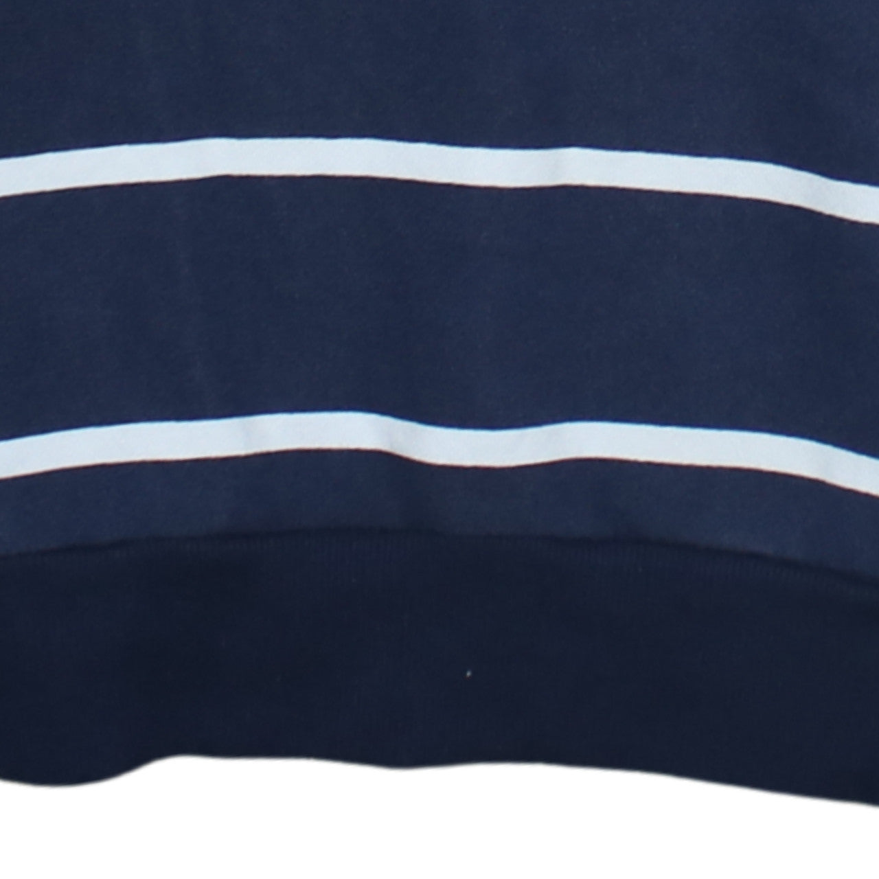 Fila Womens Navy Striped Pullover Hoodie XS Cotton Blend
