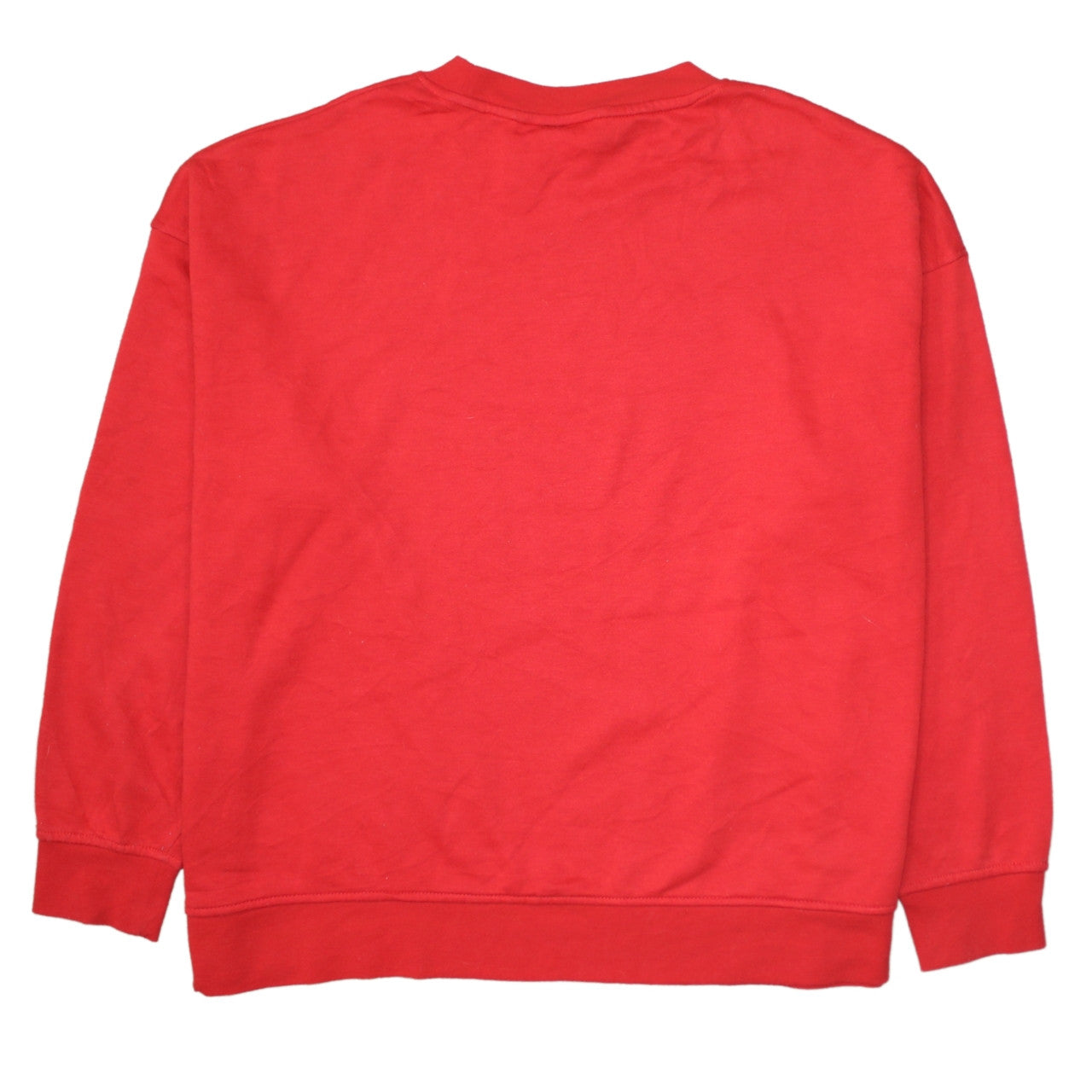 Disney Women Red Minnie Mouse Pullover Sweatshirt XL