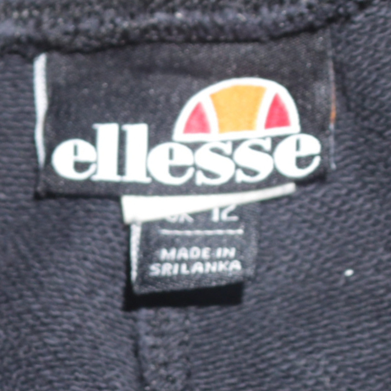 Ellesse Womens Black Jogger Trousers Size 12 Comfortable Fleece