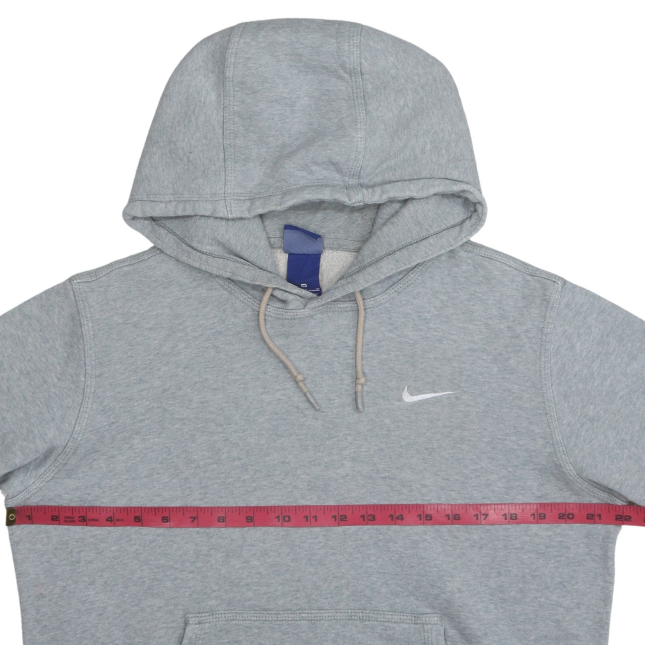 Nike Women’s Grey Hoodie Medium Pullover Sweatshirt Cotton Blend