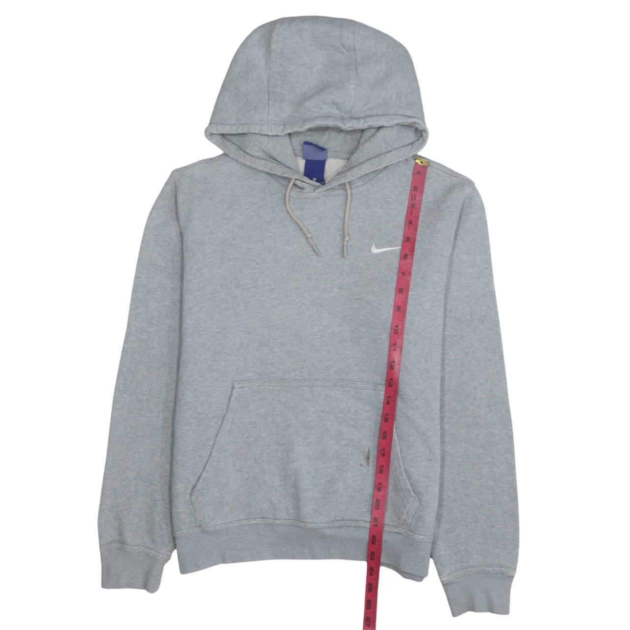 Nike Women’s Grey Hoodie Medium Pullover Sweatshirt Cotton Blend