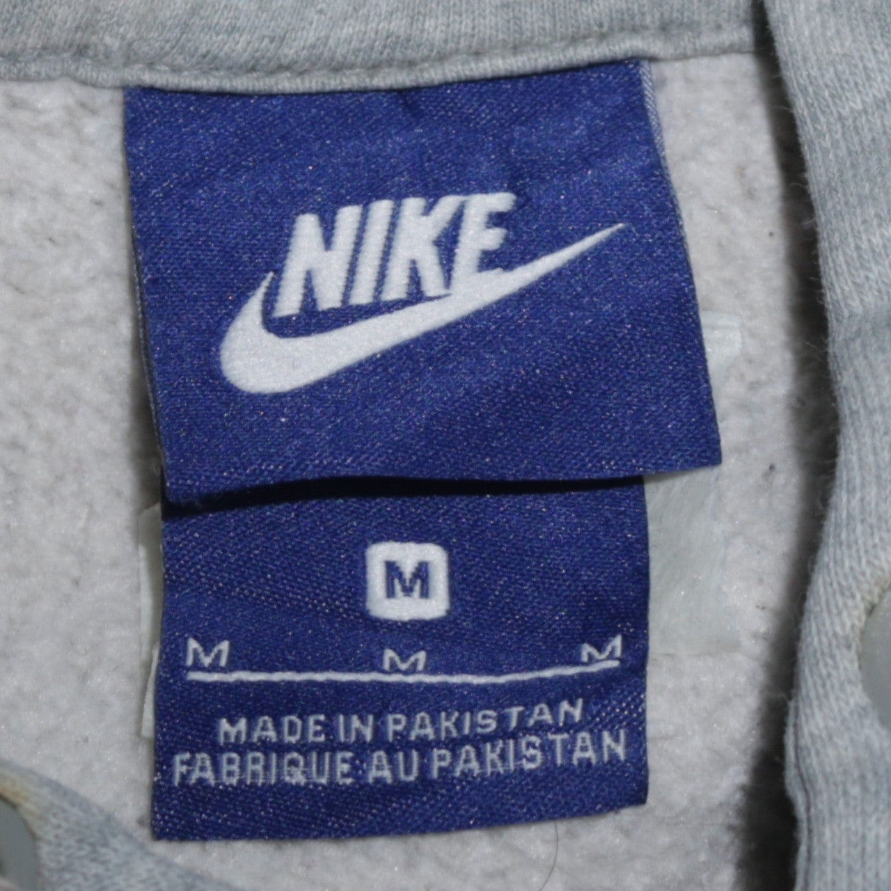 Nike Women’s Grey Hoodie Medium Pullover Sweatshirt Cotton Blend
