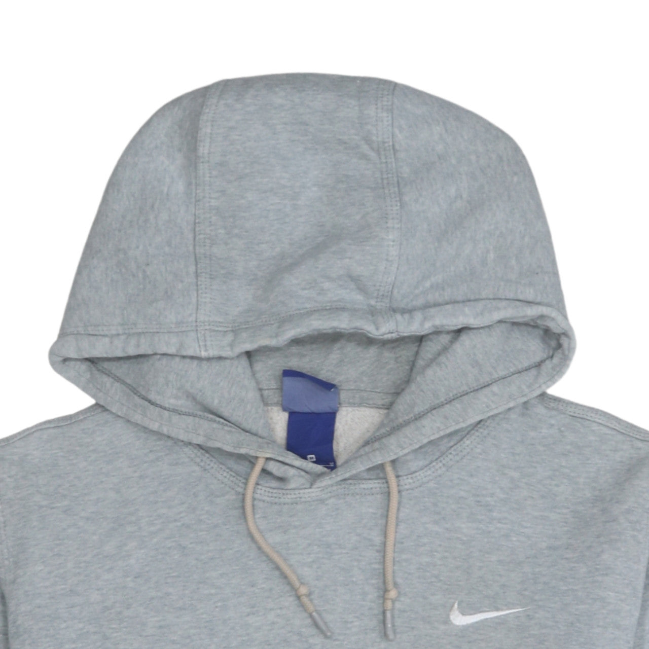 Nike Women’s Grey Hoodie Medium Pullover Sweatshirt Cotton Blend